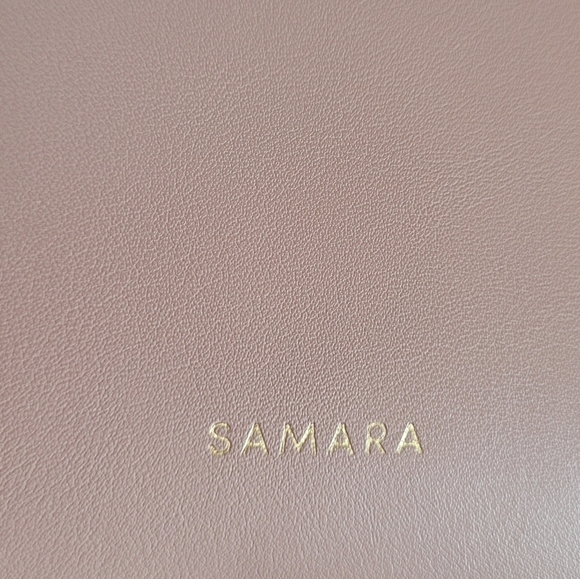 SAMARA Peony (Soft Pink) Vegan Leather Medium Shoulder Bag / Crossbody Bag - Picture 14 of 16